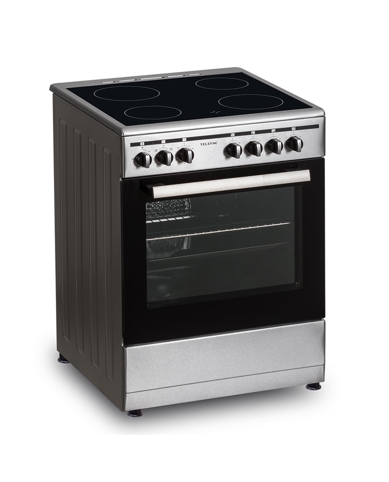 TELEFAC FOGAO VITRO 855X600X630 6F INOX A - TFF6662XVTC