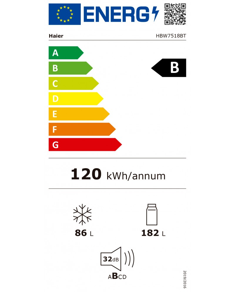 HAIER COMBINADO INTEG 1772x540x550MT NF BRANCO (B)