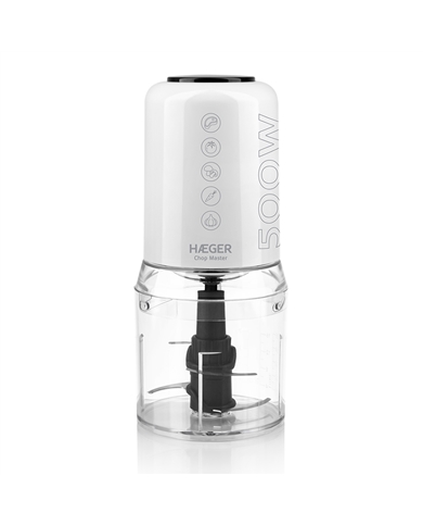 HAEGER PICADORA 500W CAPACIDADE 200GR LAMINA AÇO INOX - CH50S008A
