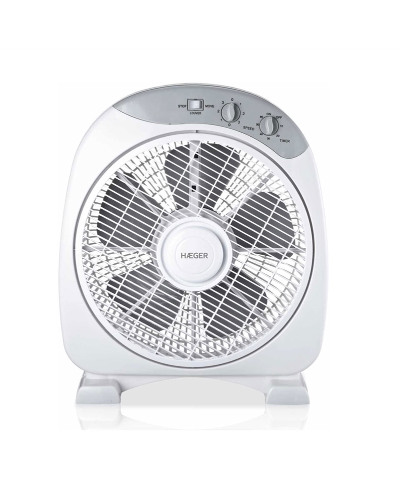 HAEGER VENTOINHA BOX DIAMETRO 30,5CM 45W 3VEL BRANCA - FF012004A