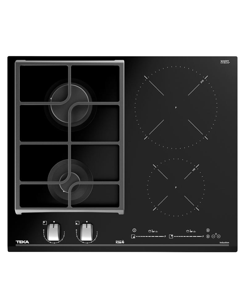 TEKA PLACA INDUÇAO 60CM 4 ZONAS GAS NAT - JZC64322ABNBK