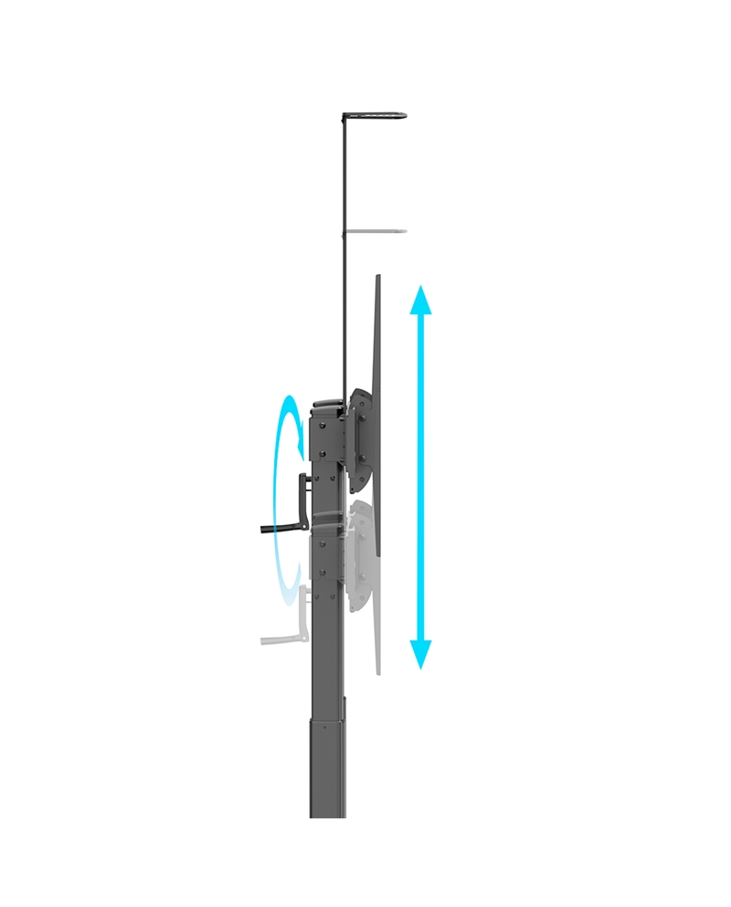 NAPOFIX SUPORTE TV CARRINHO 60"-100" MAX 120KG #4 - VWA1230BA