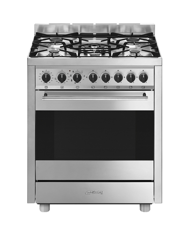 SMEG FOGAO 70CM 5 GAS NAT 70LT INOX - B71GMX2