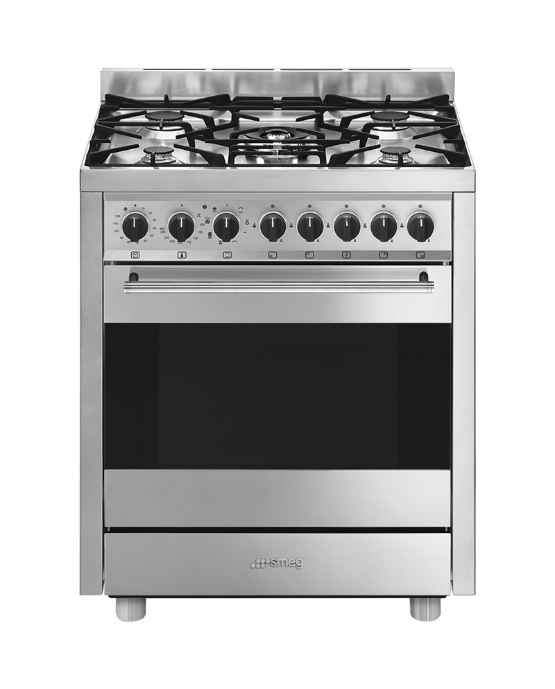 SMEG FOGAO 70CM 5 GAS NAT 70LT INOX - B71GMX2