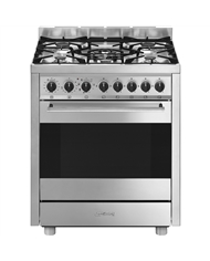 SMEG FOGAO 70CM 5 GAS NAT 70LT INOX - B71GMX2