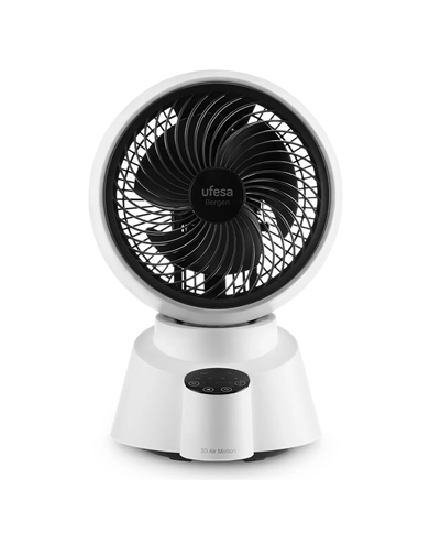 UFESA CIRCULADOR AR OSCILAÇAO AIR MOTION 3D 45W 22CM - BERGEN