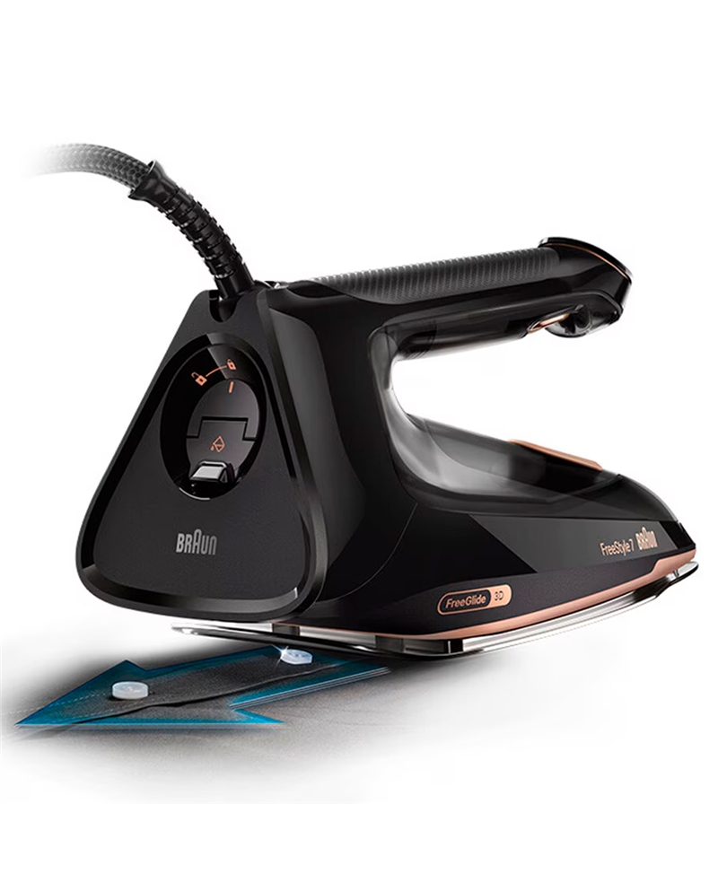 BRAUN FERRO 2000W BASE ELOXAL PLUS FREEGLIDE 3D #2 - FI7276BK