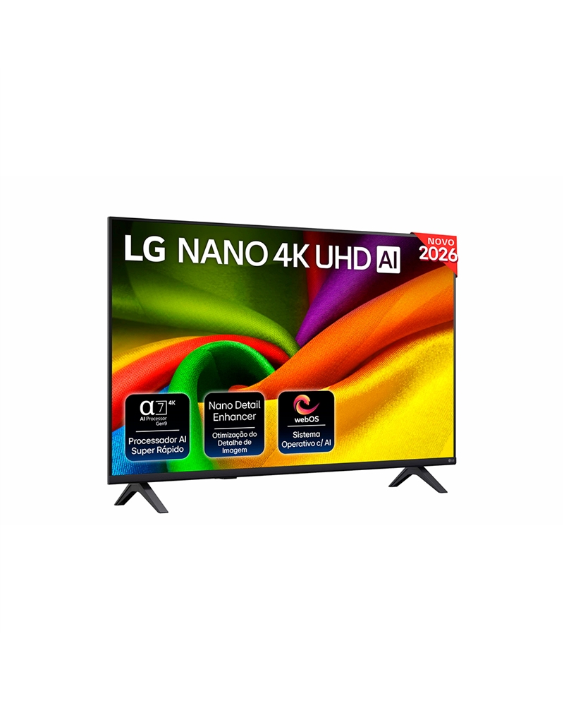 LG LED 43" NANO AI 4K UHD SMARTTV WEBOS 3HDMI 1USB G - 43NU850B6LA