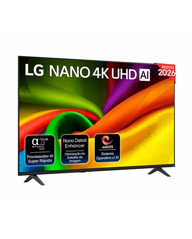 LG LED 65" NANO AI 4K UHD SMARTTV WEBOS 3HDMI 1USB F - 65NU850B6LA