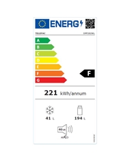 TELEFAC FRIGORIFICO 2PTS 1,59x0,55x0,55MT 235LT BRANCO E - DPF282WE