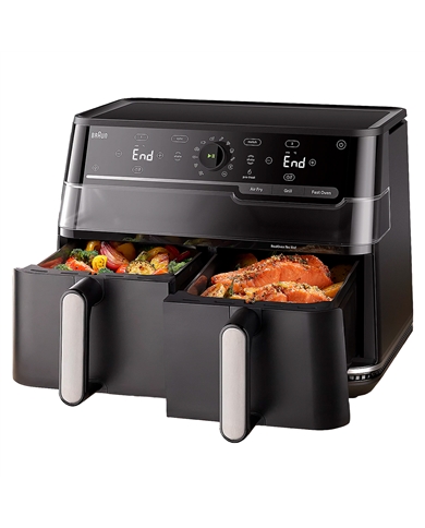 BRAUN FRITADEIRA S/OLEO 3EM1 5+5LT 2850W - TD5073IBK