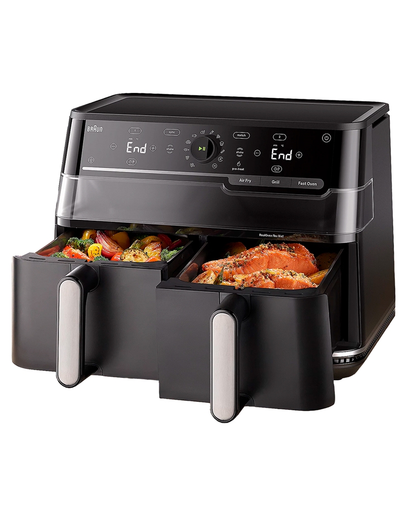 BRAUN FRITADEIRA S/OLEO 3EM1 5+5LT 2850W - TD5073IBK