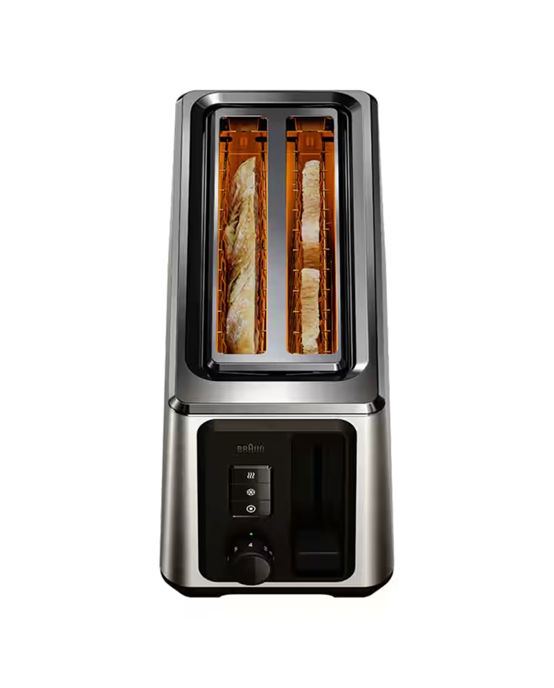 BRAUN TORRADEIRA 1470W 2 FENDAS PRETO/INOX #1 - HT5220BK