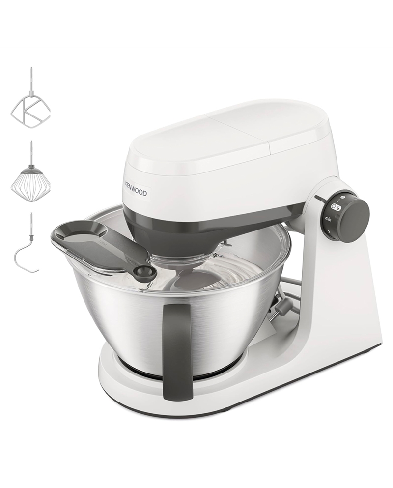 KENWOOD ROBOT COZINHA TAÇA INOX 4.3LT 1000W BRANCA - KHC30000WH