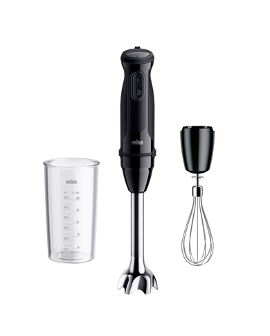 BRAUN VARINHA PE STAINLESS STEEL 1000W PRETA - MQ50051MBK