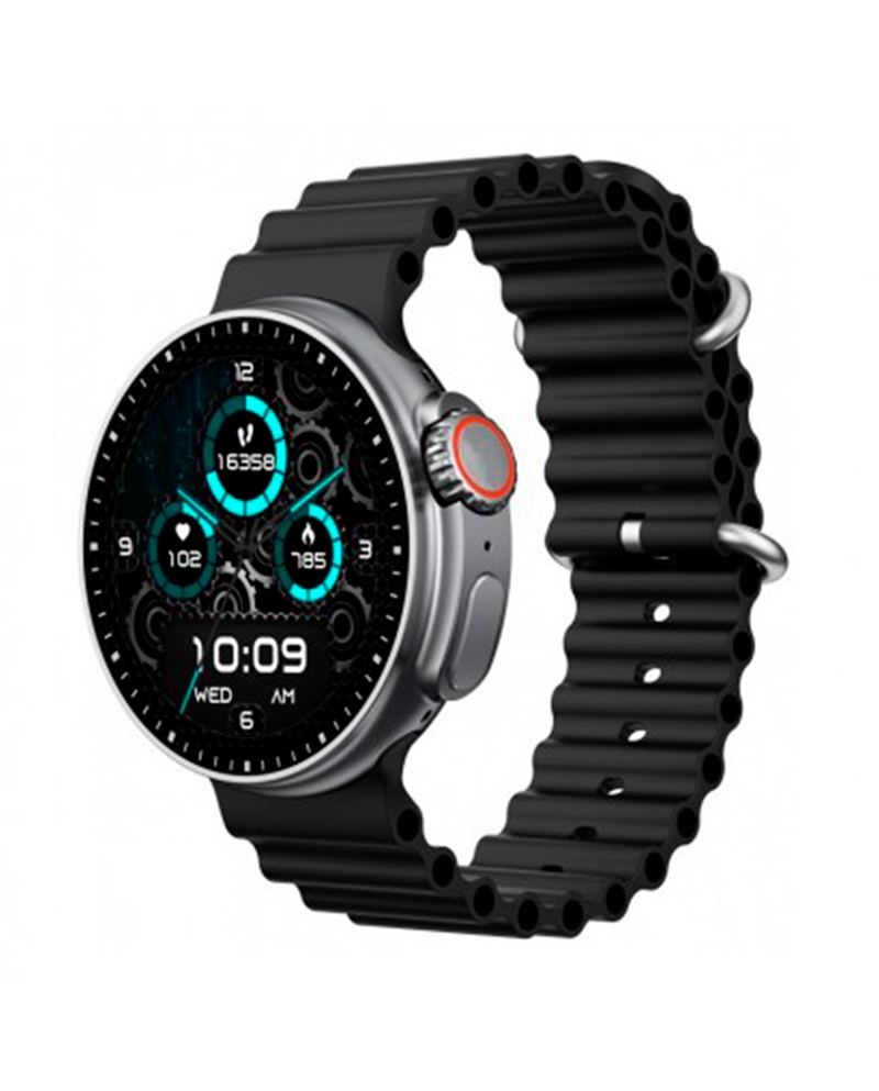 DCU SMARTWATCH BOSTON BLUET. 2PULSEIRAS PRETO/LARANJA - 34157018