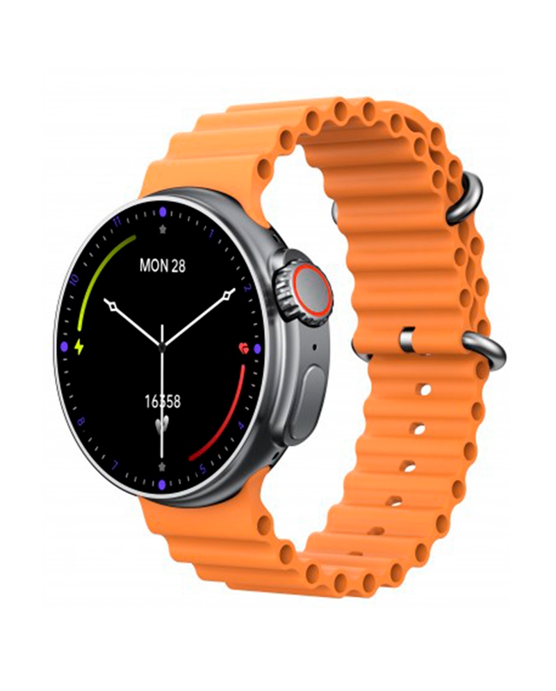 DCU SMARTWATCH BOSTON BLUET. 2PULSEIRAS PRETO/LARANJA #1 - 34157018