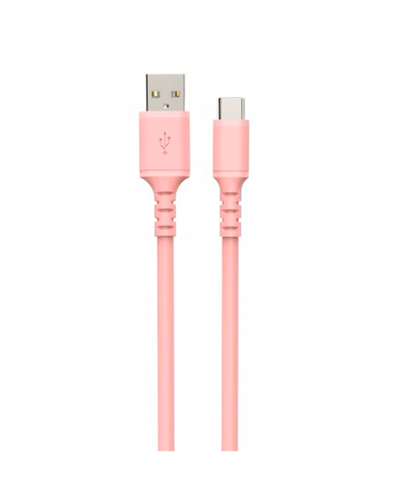 DCU CABO USB TIPO A 2.0 A USB TIPO C 1M ROSA - 30402070