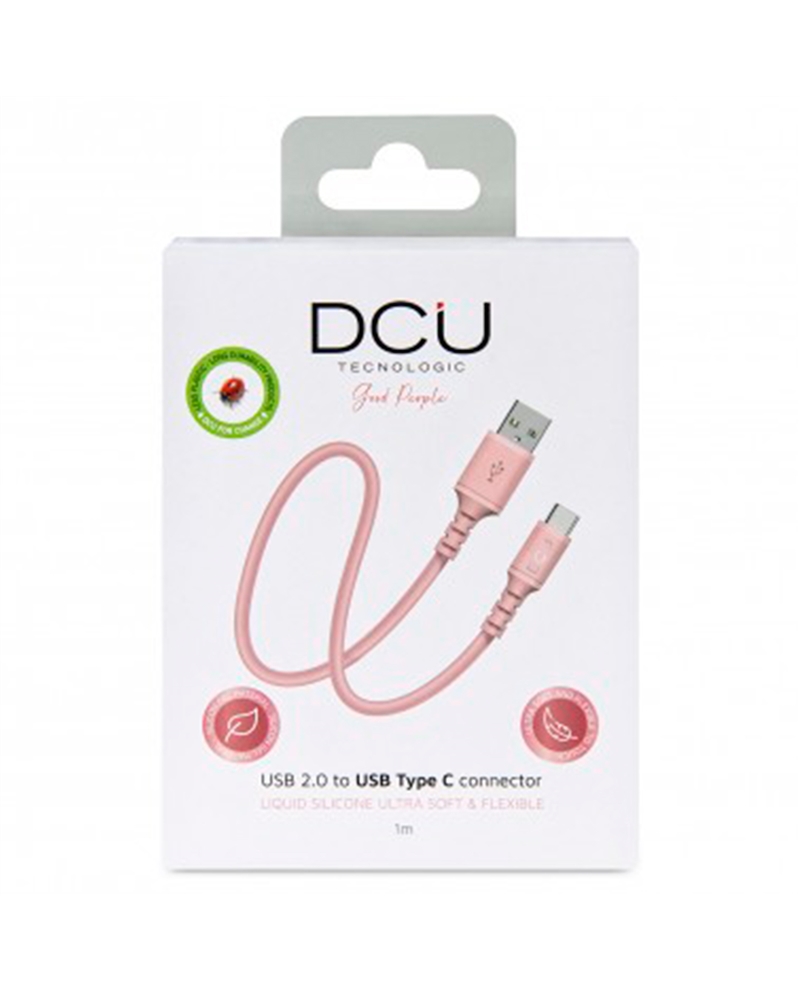 DCU CABO USB TIPO A 2.0 A USB TIPO C 1M ROSA #1 - 30402070