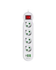 DCU EXTENSAO ELECTRICA 2MT 4TOMADAS + 3USB + INTERRUP - 37400104