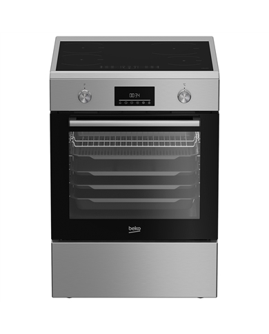 BEKO FOGAO 60X60CM PLACA INDUÇAO 4ZONAS FORNO MULTIF INOX A - FBMA6930GX