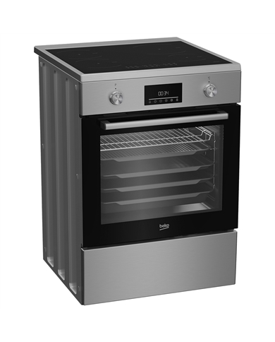 BEKO FOGAO 60X60CM PLACA INDUÇAO 4ZONAS FORNO MULTIF INOX A #5 - FBMA6930GX