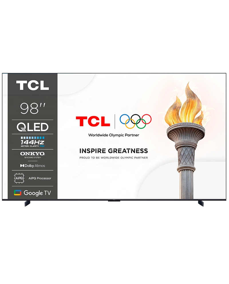 TCL QLED 98" 4K UHD GOOGLE TV 4HDMI 1USB E - 98P8L