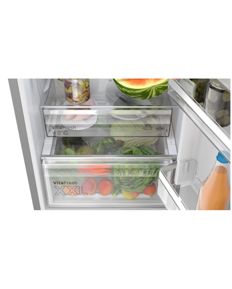 BOSCH COMBINADO 1860X600X660MT NF 321LT INOX C #4 - KGN362ICF