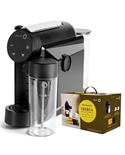 DELTA Q MAQUINA CAFE MINI MILK QOOL PRETA+2CHAV+2COP - QITMINIMILKQOOLPRE