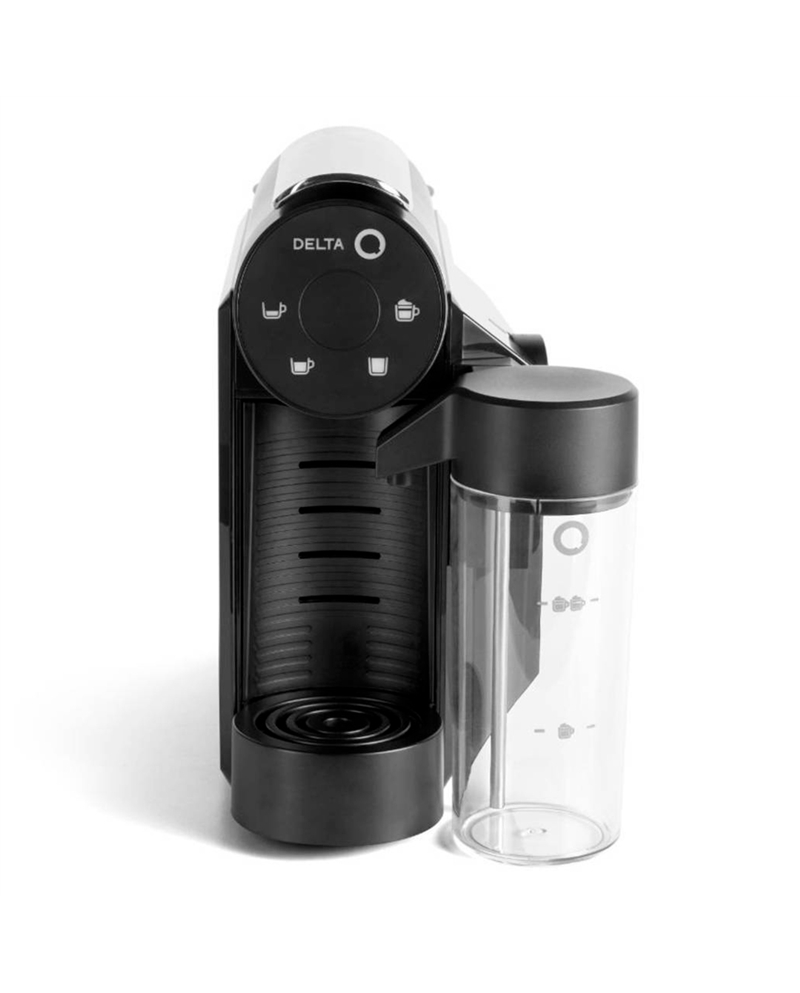 DELTA Q MAQUINA CAFE MINI MILK QOOL PRETA+2CHAV+2COP #1 - QITMINIMILKQOOLPRE