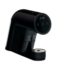 DELTA Q MAQUINA CAFE + MILQ BATEDOR DE LEITE QIT ICONIQ PRET #1 - QITICONIQPRETA