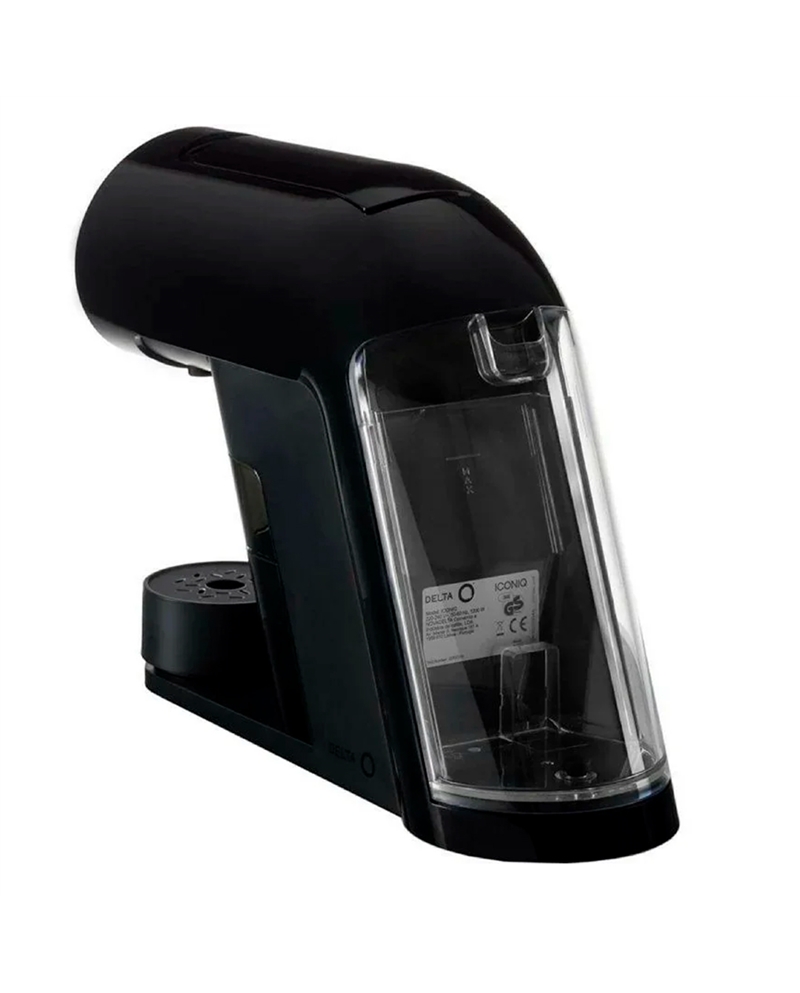 DELTA Q MAQUINA CAFE + MILQ BATEDOR DE LEITE QIT ICONIQ PRET #2 - QITICONIQPRETA