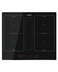 CATA PLACA INDUÇAO 4ZONAS C/EXAUSTAO 60CM FLEX - IAS6024