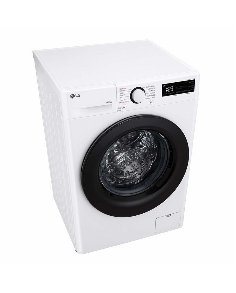 LG MAQUINA LAVAR 11KG E SECAR 6KG 1400RT AIDD STEAM A #7 - F4DR5011S6W