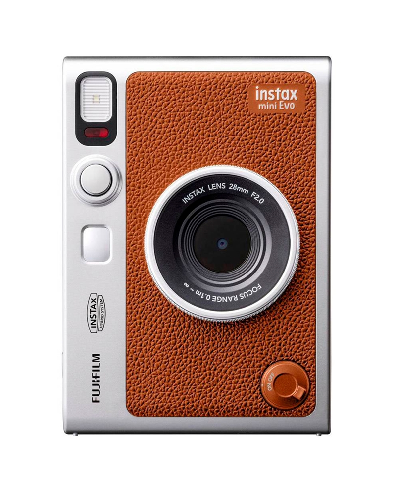 FUJIFILM MAQUINA FOTO INSTAX MINI EVO BROWN #2 - INSTAXMINIEVOBRO