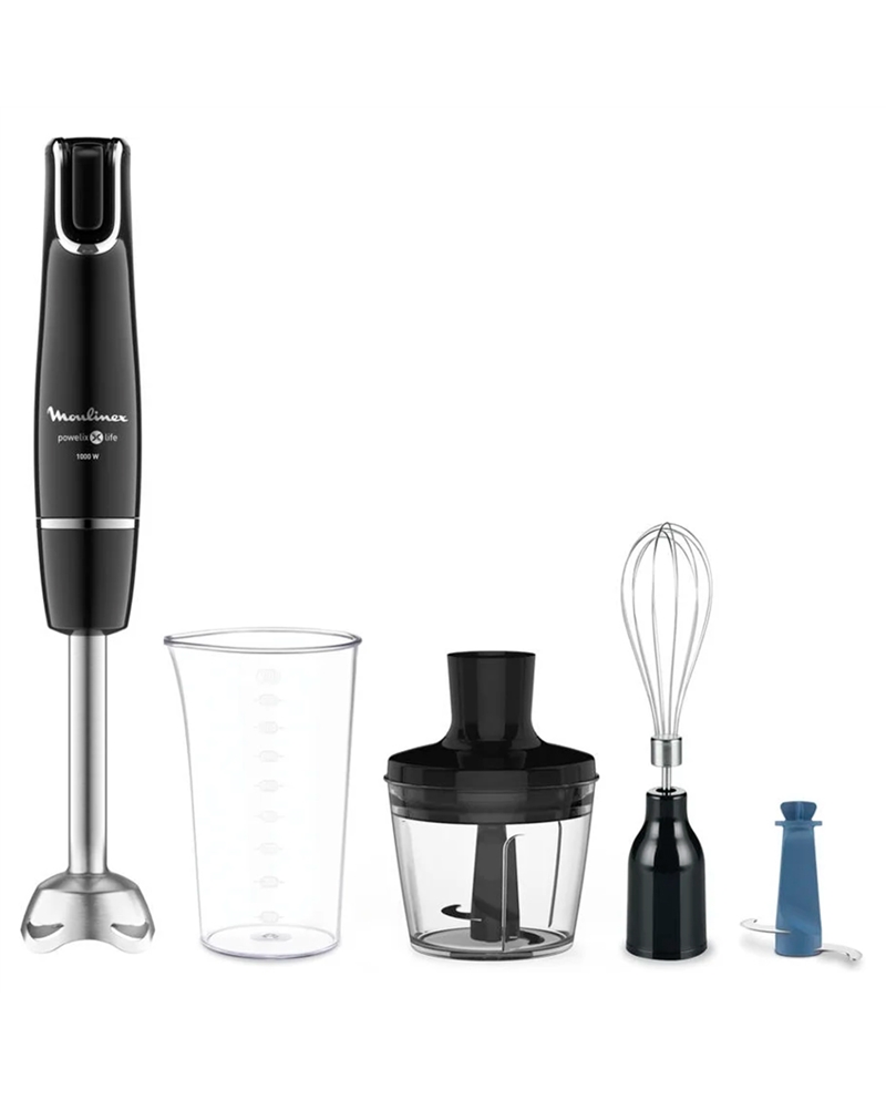 MOULINEX VARINHA 1000W PE INOX C/PICADORA BATEDOR EMULSION - DD944810