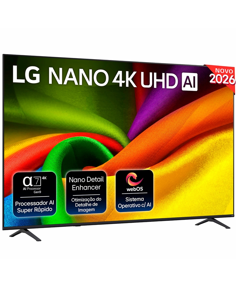 LG LED 75" NANO UHD 4K SMARTTV WEBOS 3HDMI 1USB F - 85NU850B6LA