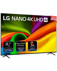 LG LED 75" NANO UHD 4K SMARTTV WEBOS 3HDMI 1USB F - 85NU850B6LA