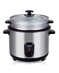 HAEGER PANELA COZER ARROZ CAPACIDADE 1,8LT 700W INOX - RC18L001A