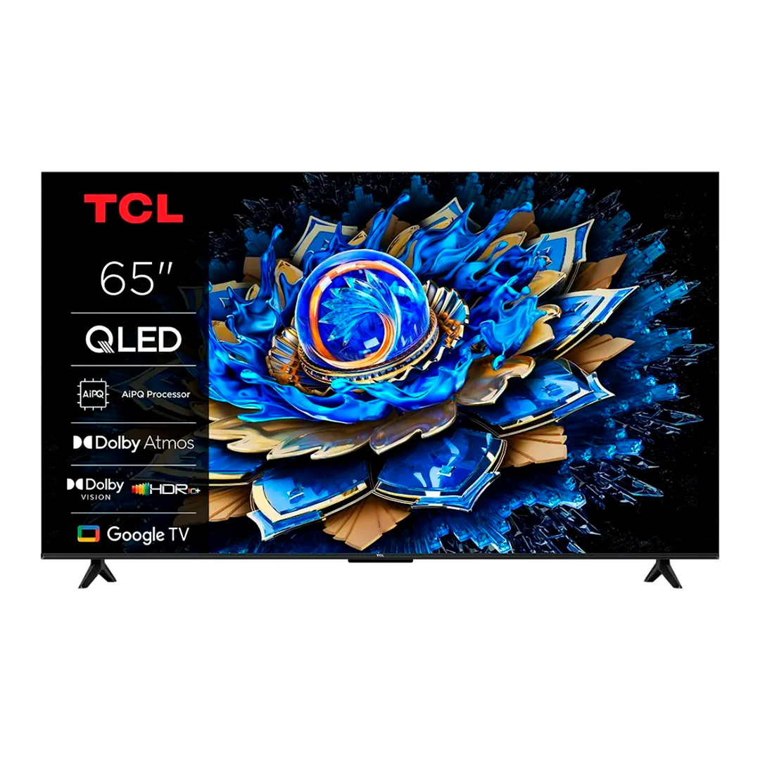 TCL QLED 65" 4K UHD GOOGLE TV 3HDMI 2USB (E)
