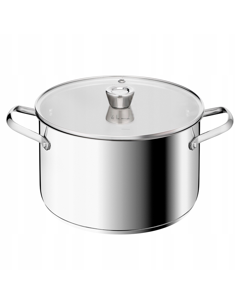 TEFAL TACHO SPACE EMOTION XL INDUÇAO 26CM 7,9LT +TAMPA VIDRO - E33663PT