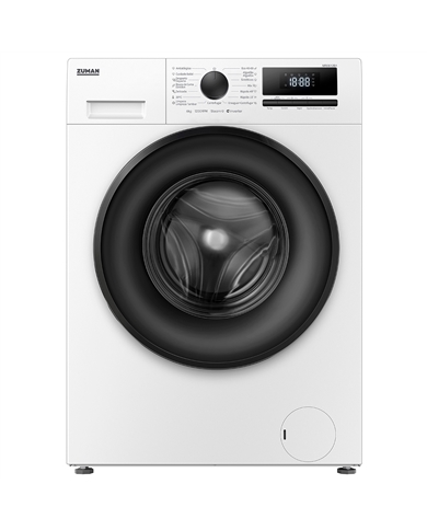 ZUMAN MAQUINA ROUPA 6KG 1200RT BRANCA A - MR0612B1