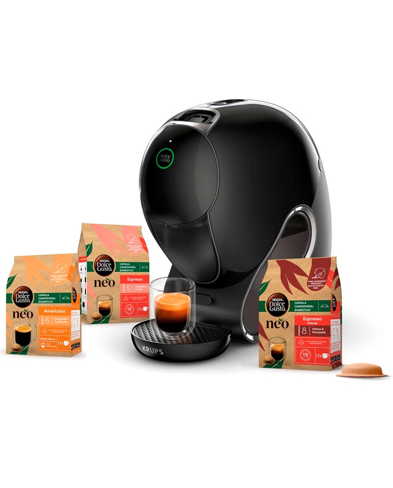 KRUPS DOLCE GUSTO NEO EXPERT PRETA C/36 CAPSULAS CAFE - KP8308P2