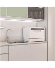 CANDY MAQUINA LOUÇA BALCAO 6TALHERES BRANCA E #9 - CP6E51LW