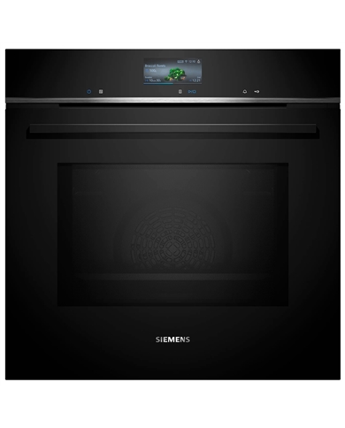 SIEMENS FORNO COM MICRO ONDAS 67LT VIDRO PRETO - HM736GAB1