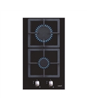 CATA PLACA DOMINO CRISTAL GAS 30CM - SCI3002BK