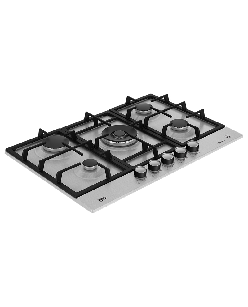 BEKO PLACA 5 GAS 75CM INOX #1 - HIAW75226SXE