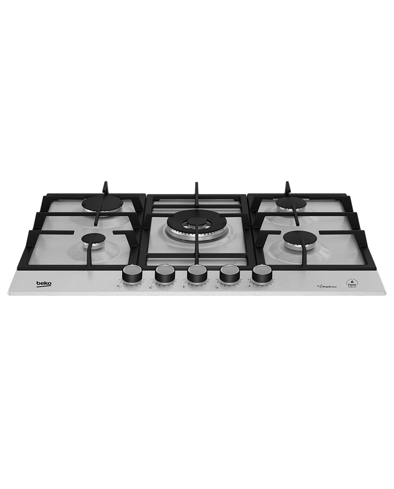 BEKO PLACA 5 GAS 75CM INOX #1 - HIAW75226SXE