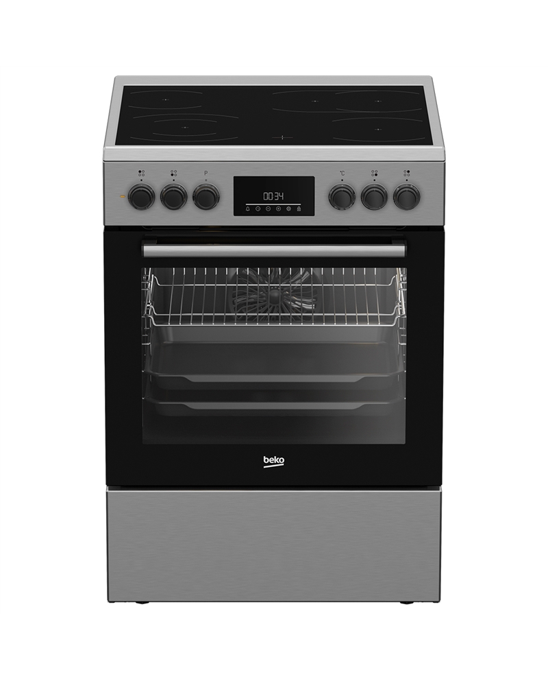 BEKO FOGAO VITRO FORNO 72LT MULTIF 60X60CMS INOX A - FBM67320XS