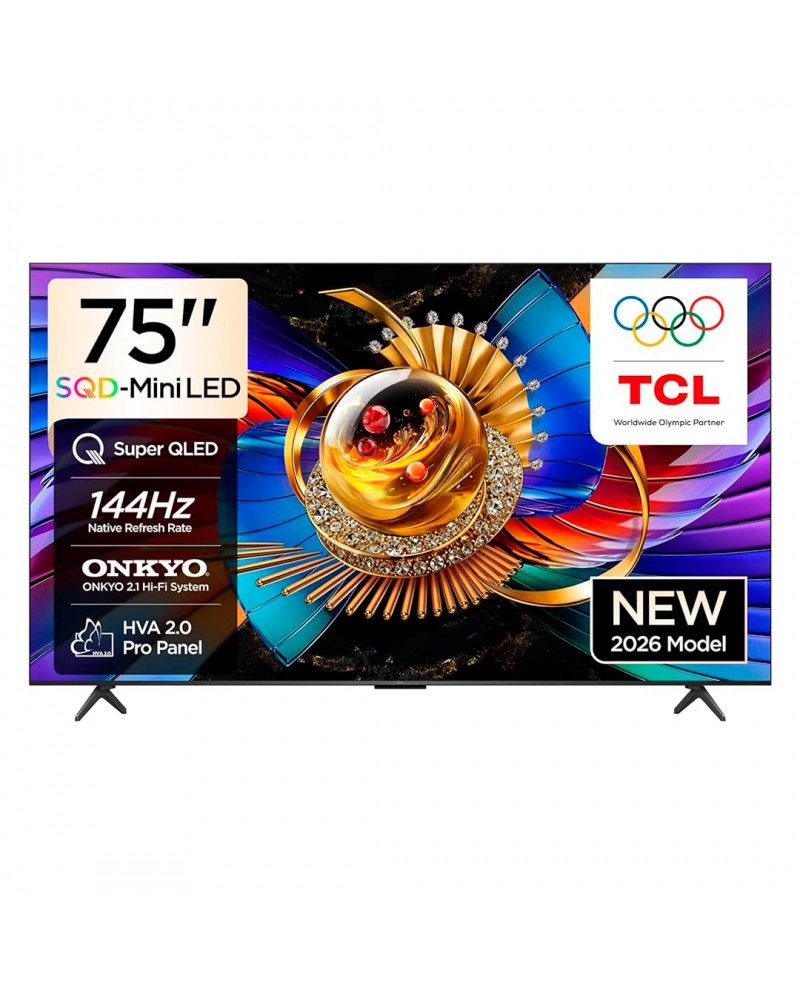 TCL QLED 75" 4K UHD GOOGLE TV 4HDMI 1USB (E)
